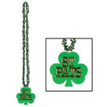 Braided Beads w/ Shamrock Medallion